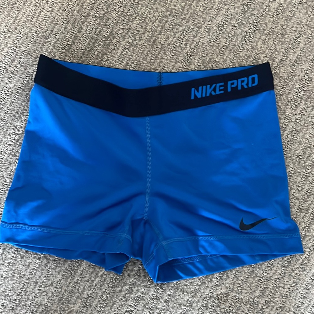 Blue Nike dri fit shorts small